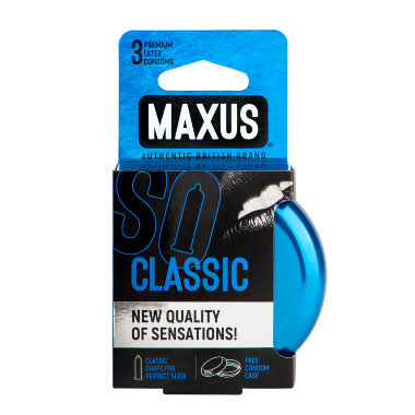 Презервативы в железном кейсе классические MAXUS CLASSIC номер 3 — Твой Каприз
