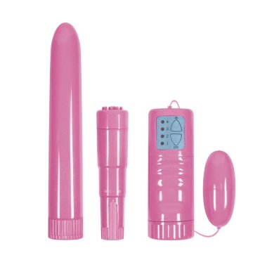 Набор вибромассажеров Pink Pleasure Kit розовый — Твой Каприз
