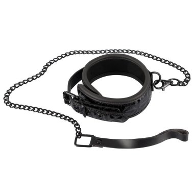 Ошейник и поводок с геометрическим узором Collar with Leash — Твой Каприз