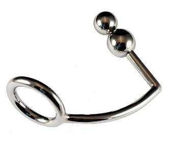 Кольцо на член с двумя анальными шариками — Твой Каприз