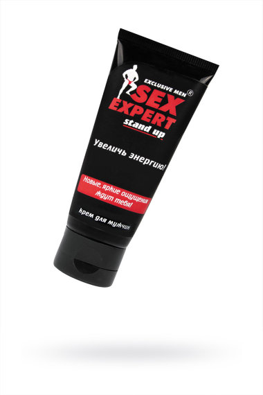 Мужской возбуждающий крем для мощной эрекции Sex Expert — Твой Каприз