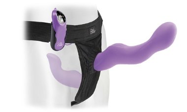 Страпон женский Penetrix Dildo 7 с вибрацией фиолетовый — Твой Каприз