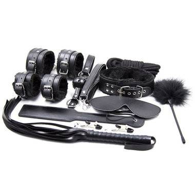 Эротический набор для бдсм игр 11 предметов — Твой Каприз