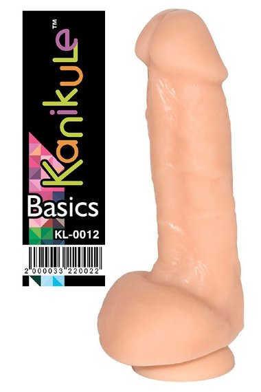 Фаллоимитатор на присоске Kanikule Basics 12 — Твой Каприз