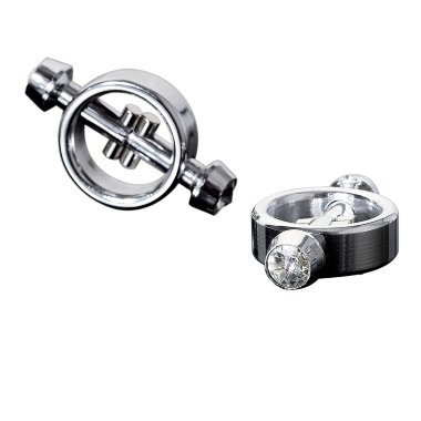 Зажимы на соски с магнитами Magnetic Nipple Clamps из металла — Твой Каприз