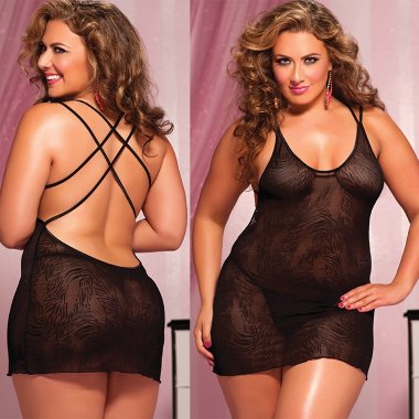 Черная сорочка с принтом под зебру — Твой Каприз