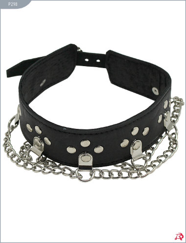 Ошейник узкий с цепочками — Твой Каприз