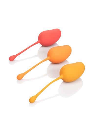 Набор необычных вагинальных шариков в виде манго Kegel Training Set — Твой Каприз