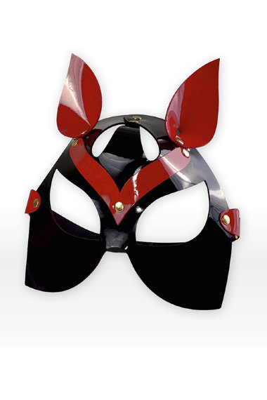 Маска кошки из натуральной лаковой кожи — Твой Каприз