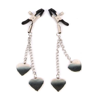 Изящные зажимы для сосков с сердечками на цепочках — Твой Каприз