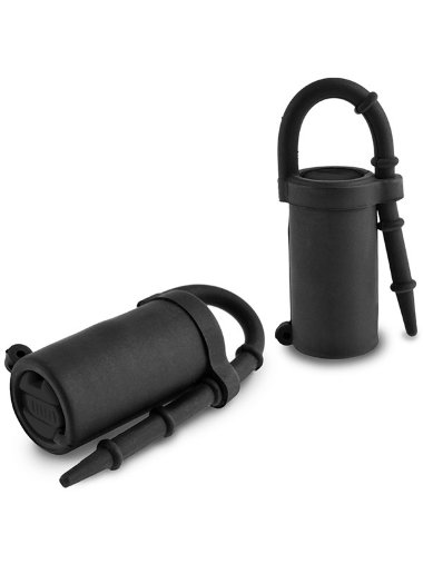 Зажимы на соски VIBR SILICONE NIPPLE TEAZERS с вибрацией черные — Твой Каприз