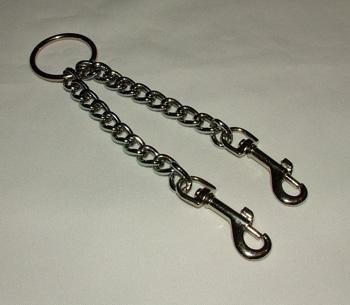 Цепь с центральным кольцом и карабинами по обе стороны — Твой Каприз