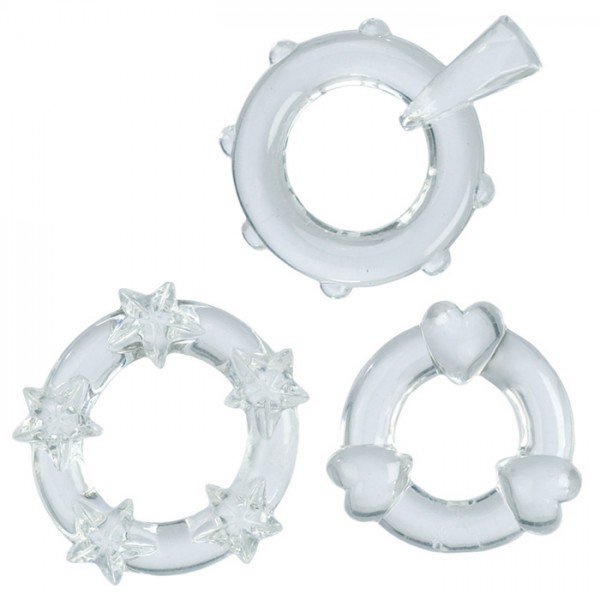 Колечки прозрачные MAGIC C-RINGS фото 1 — Твой Каприз