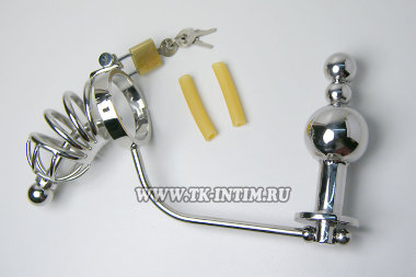 Пояс верности для мужчин с анальными шарами — Твой Каприз