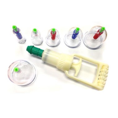 Вакуумный массажер-помпа с 5-ю насадками — Твой Каприз