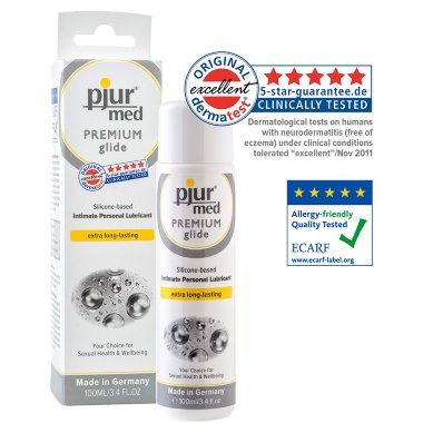 Гипоаллергенный силиконовый лубрикант pjur®MED Premium glide 100 ml — Твой Каприз