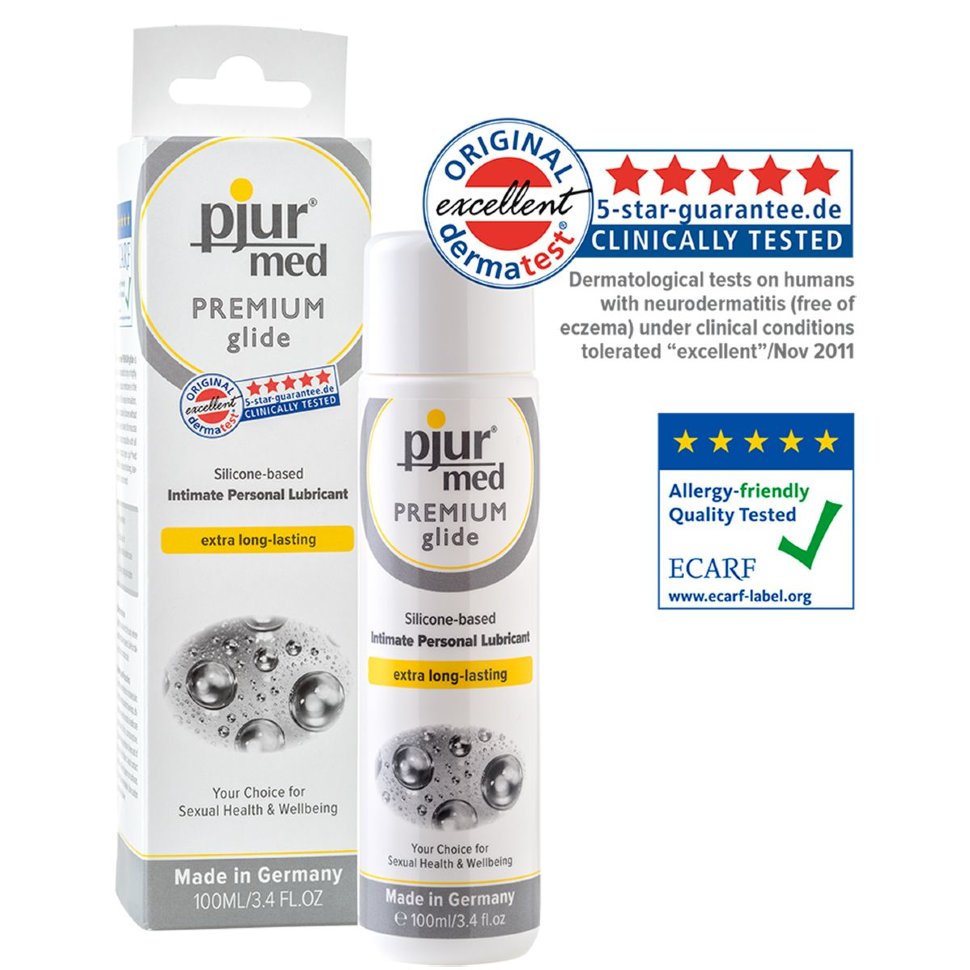 Гипоаллергенный силиконовый лубрикант pjur®MED Premium glide 100 ml фото 1 — Твой Каприз