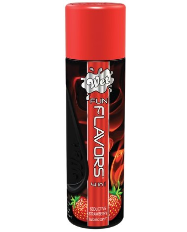 Лубрикант со вкусом клубники Wet Fun Flavors 116 mL — Твой Каприз