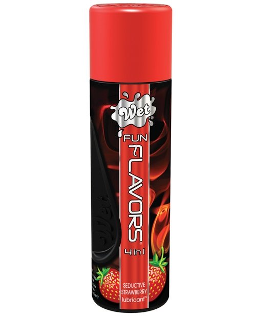 Лубрикант со вкусом клубники Wet Fun Flavors 116 mL фото 1 — Твой Каприз