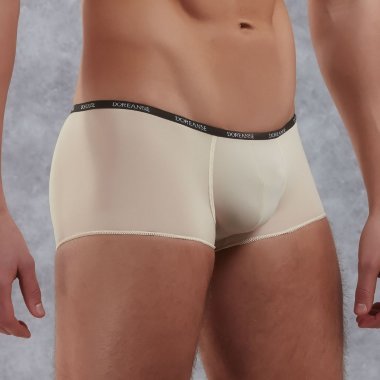 Бежевые боксеры DOREANSE укороченные на узкой резинке — Твой Каприз
