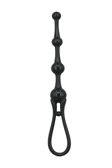 Анальная цепочка с ручкой петлёй — Твой Каприз