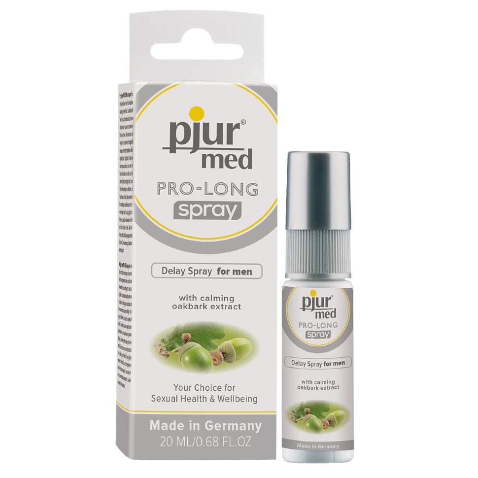 Пролонгирующий спрей с экстрактом дуба и пантенолом pjur®MED Pro-long Spray 20 ml фото 1 — Твой Каприз