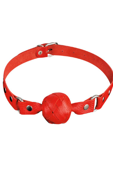 Кожаный мягкий кляп затычка Sitabella — Твой Каприз