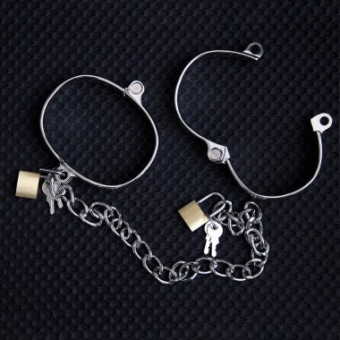 Металлические оковы на ноги на цепи — Твой Каприз