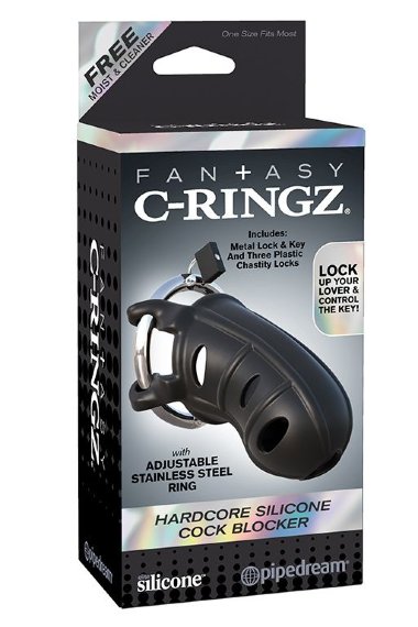 Замок верности Hardcore Silicone Cock Blocker — Твой Каприз