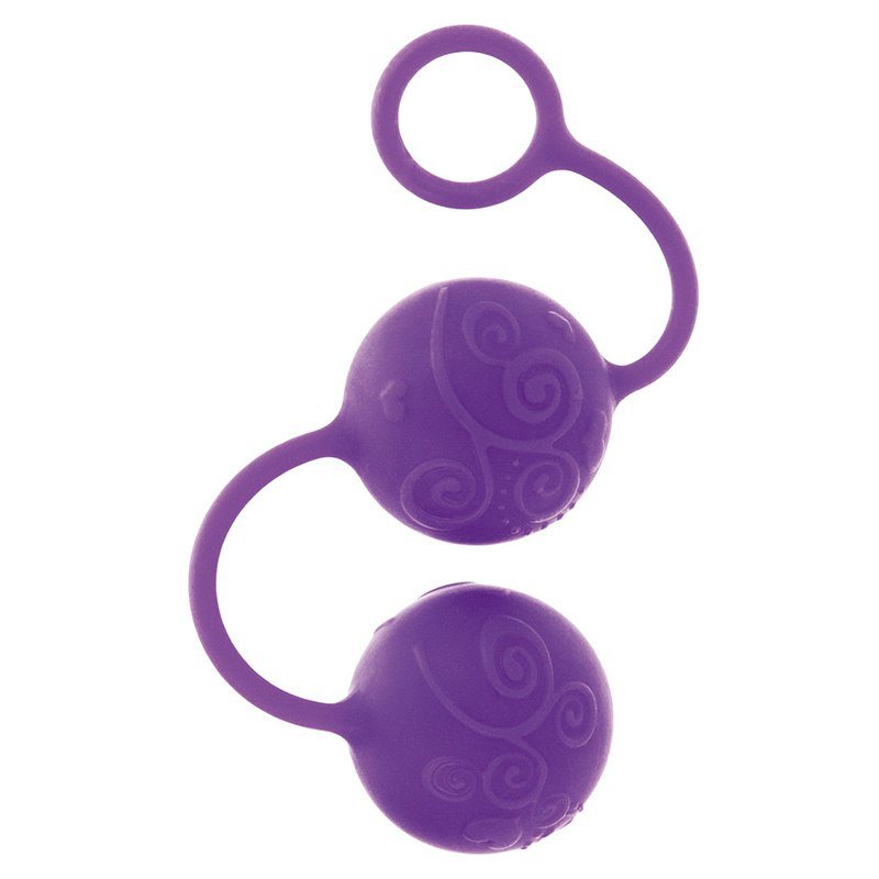 Вагинальные  шарики Posh Silicone “O” Balls фиолетовые фото 1 — Твой Каприз