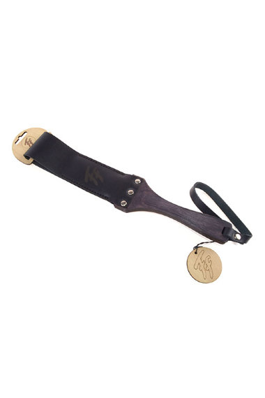 Шлепалка петлеобразной формы из натуральной кожи — Твой Каприз