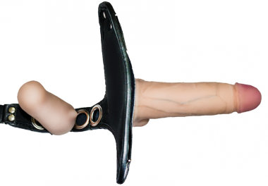 Страпон на ремешках с тремя насадками Women — Твой Каприз