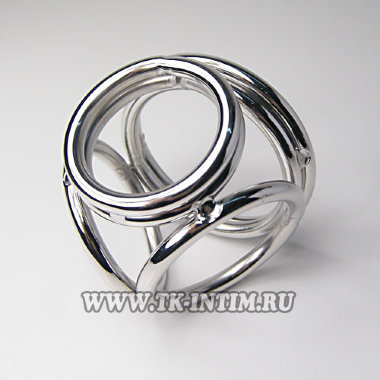 Металлические кольца для члена и мошонки — Твой Каприз
