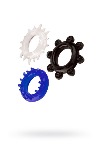 Набор колец TOYFA A-toys для усиления эрекции — Твой Каприз