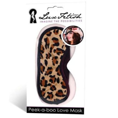 Маска леопардовая на глаза PEEK-A-BOO LOVE MASK — Твой Каприз