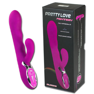 Розовый перезаряжаемый вибромассажер Crazy Love — Твой Каприз