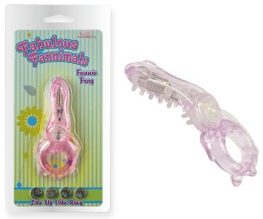 Фиолетовое эрекционное кольцо с вибростимулятором клитора — Твой Каприз