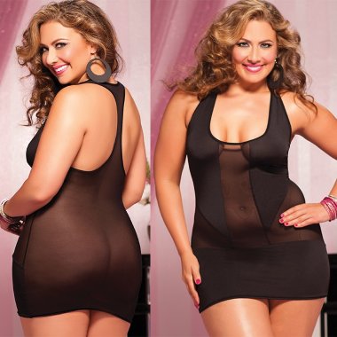 Черное короткое платье XL — Твой Каприз