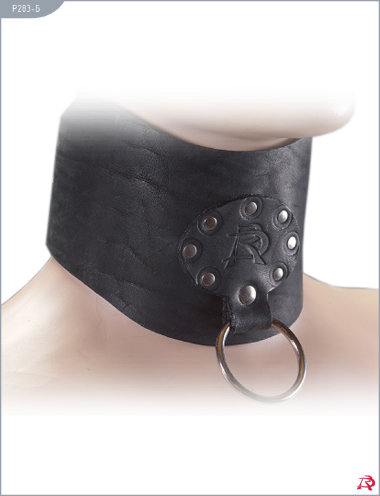 Ошейник фигурный черный без подкладки — Твой Каприз
