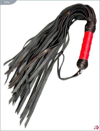 Флогер-хвост 35 полос (ручка красная) — Твой Каприз