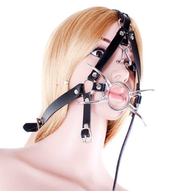 Сбруя на лицо с креплением за ноздри и роторасширителем — Твой Каприз