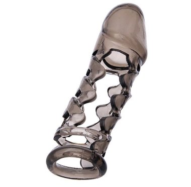 Дымчатая закрытая насадка на пенис — Твой Каприз