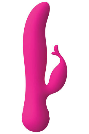 Перезаряжаемый вибромассажер The Kissing Swan со стимулятором клитора розовый — Твой Каприз