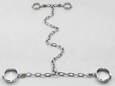 Наручники и поножи на цепи — Твой Каприз