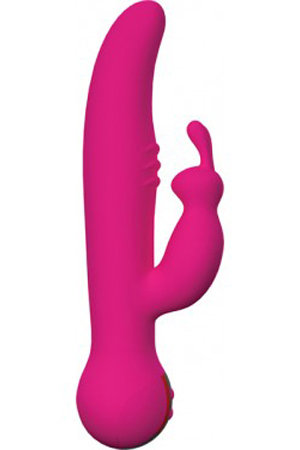 Перезаряжаемый вибромассажер The Love Swan со стимулятором клитора розовый — Твой Каприз