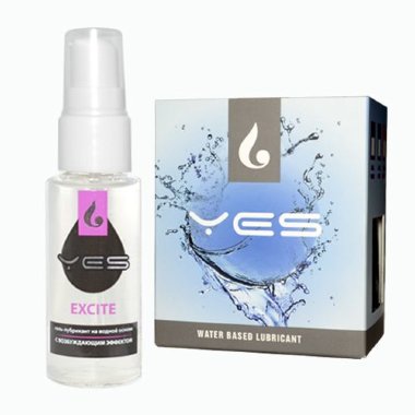 Гель-лубрикант на водной основе с возбуждающим эффектом Excite — Твой Каприз