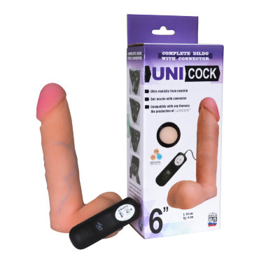 Насадка на Harness с вибрацией 12 режимов UNICOCK — Твой Каприз