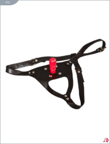 Трусы с плугом из натуральной кожи — Твой Каприз