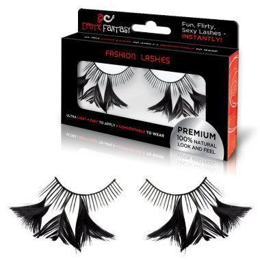 Накладные черные ресницы с перышками FLIRTY FEATHERS — Твой Каприз