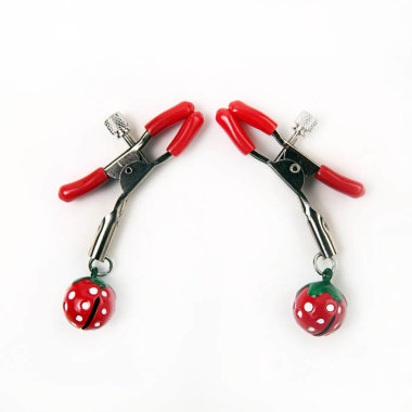 Зажимы для сосков с клубничками — Твой Каприз